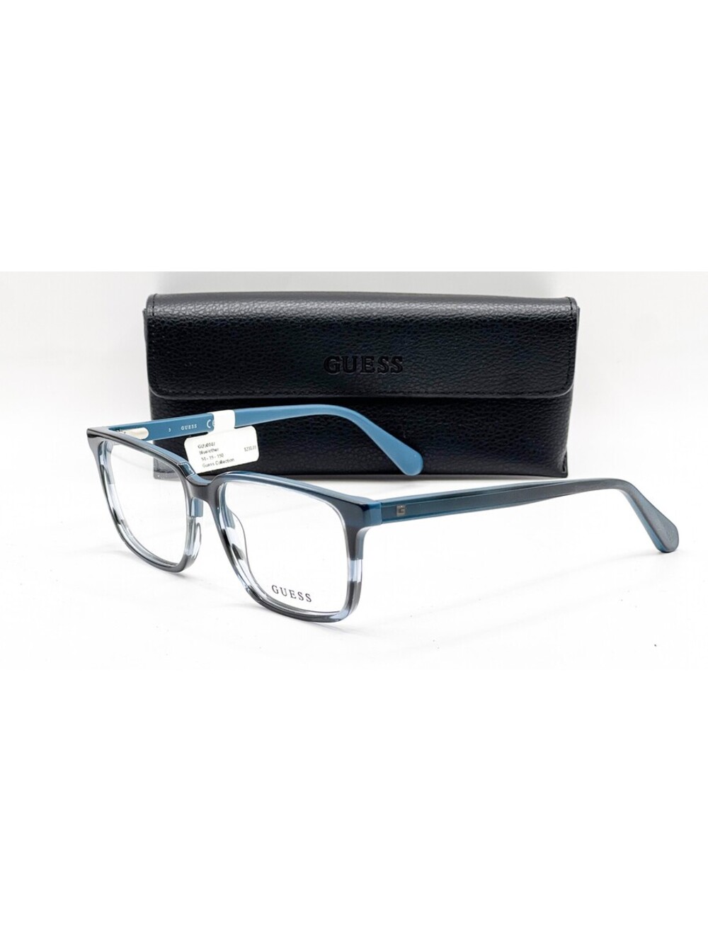 Guess Gu50047 092 Blue Authentic Eyeglasses W Case 54-15-130